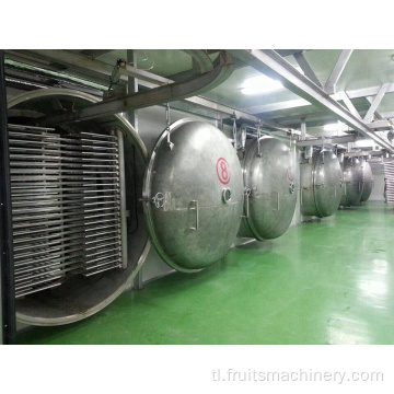 Pang -industriya na pinatuyong mangga pinya vacuum freeze dryer